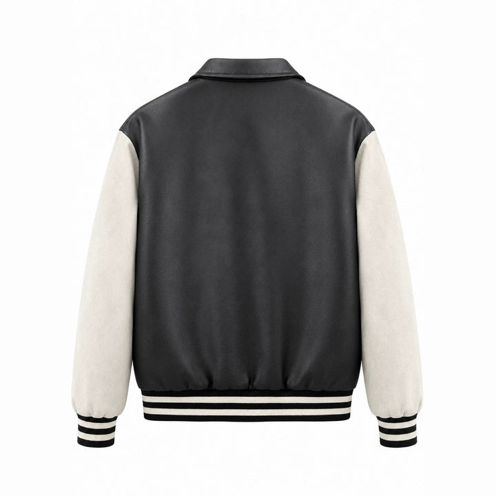 Men's Fashion Bomber Jacket with Logo Details Mune Fashion