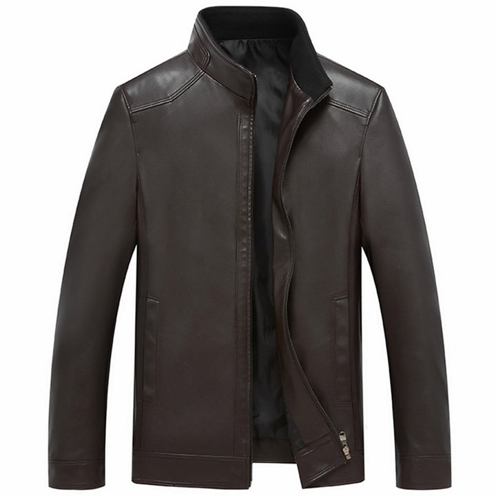 Men's Leather Jacket Mune Fashion