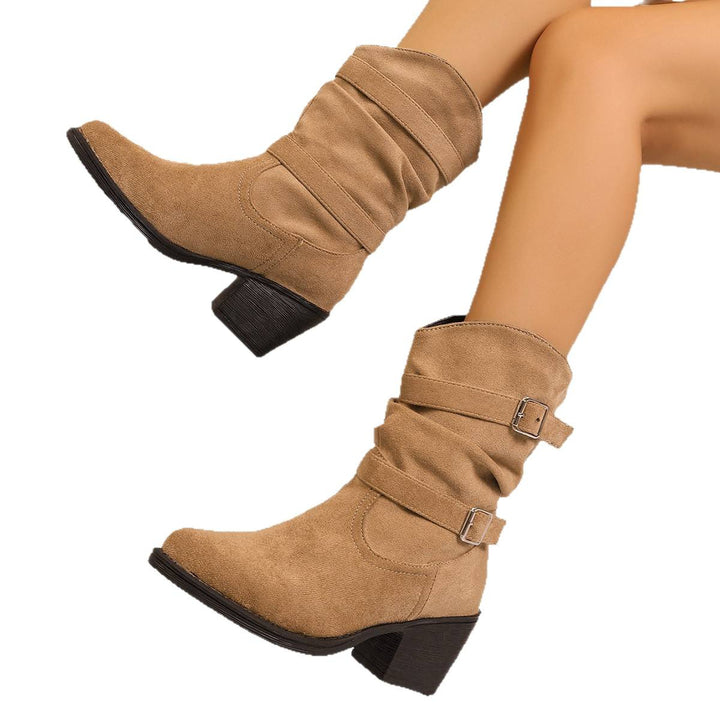 Ladies Trendy Ankle Boots Mune Fashion