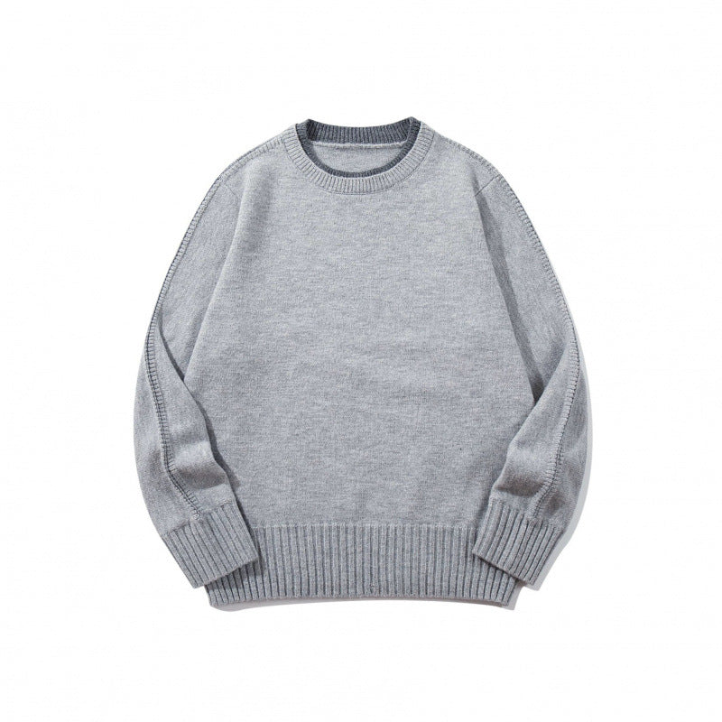 Unisex Soft Mélange Crew Neck Sweater made of Organic Cotton Blend with Boxy Fit and Wide Ribbed Cuffs Mune Fashion