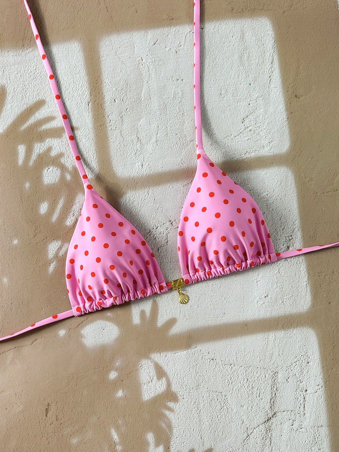 Women's Triangle Bikini Top with Ruffles Mune Fashion