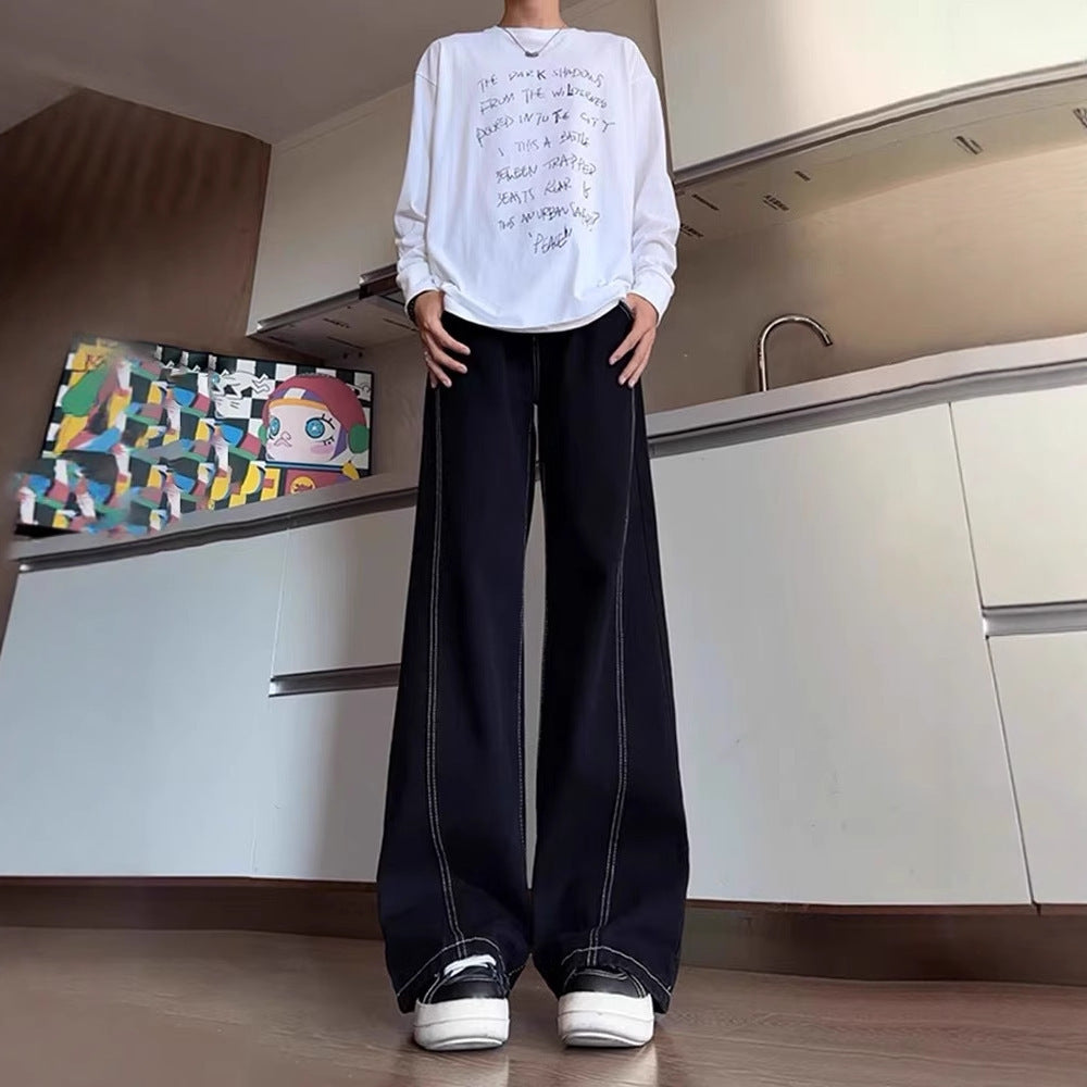 Women Casual High-Waist Flared Pants Mune Fashion