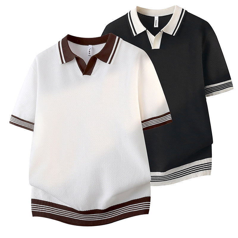 Women's Sporty Short Sleeve Polo Shirt Mune Fashion