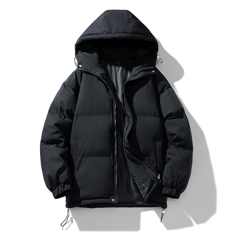 Unisex Padded Hooded Quilted Jacket with Thermal Insulation and Adjustable Hem Mune Fashion