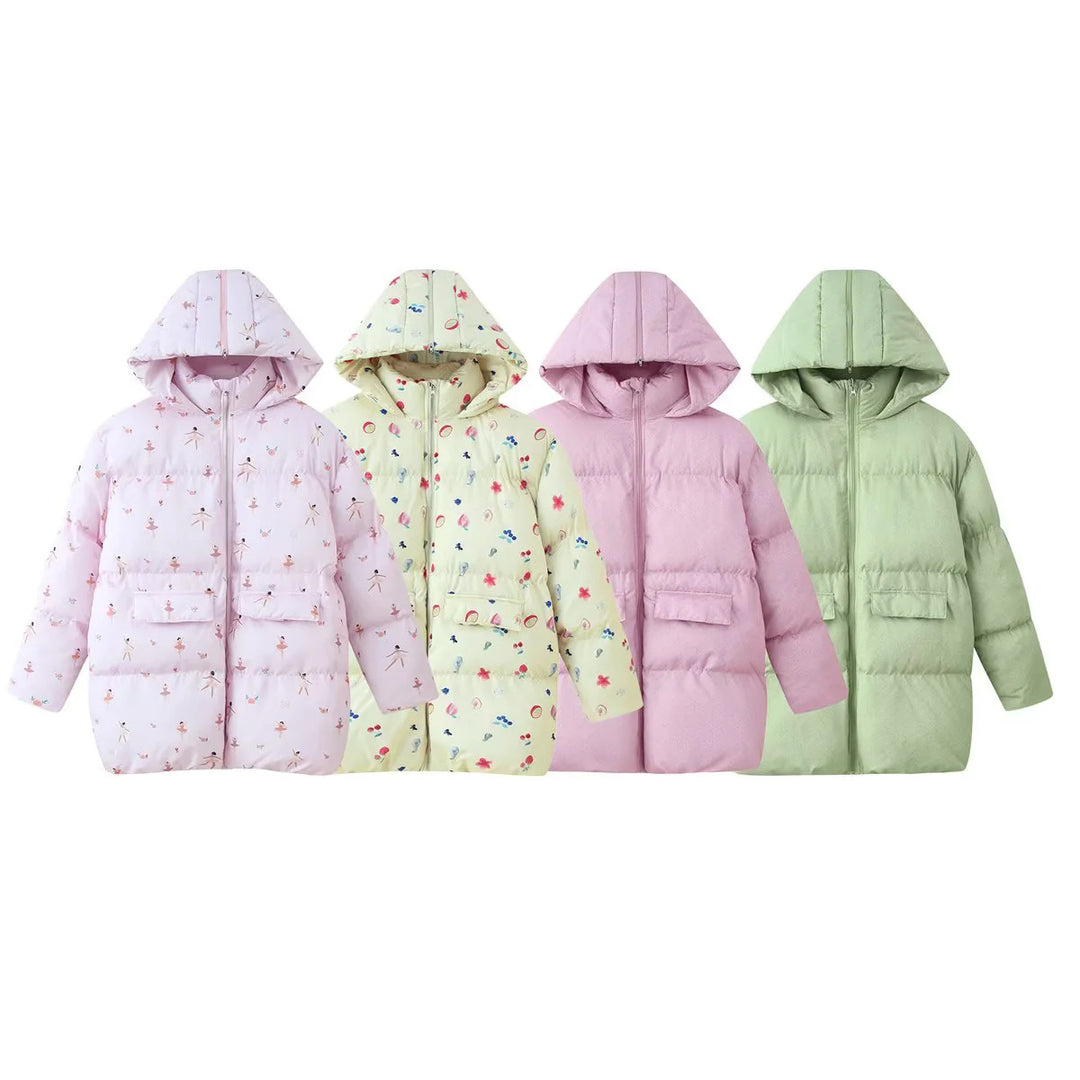 Women's padded oversized quilted coat with hood, thermal insulation and patch pockets Mune Fashion
