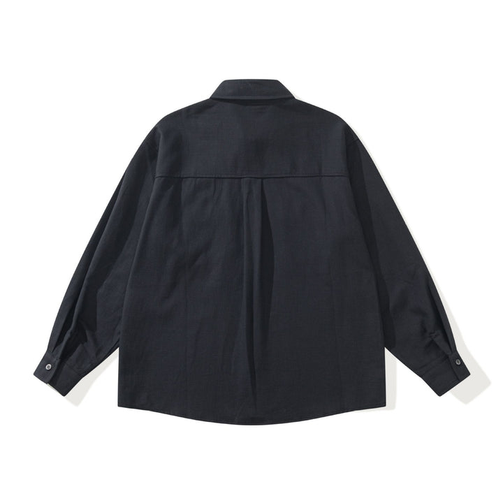 Men's utility overshirt with large flap pockets and boxy cut Mune Fashion