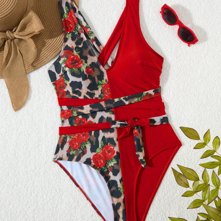 Women’s Sporty Jumpsuit with Floral and Animal Print Design Mune Fashion