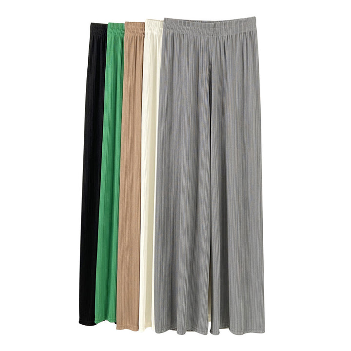 Women's Pleated Wide-Leg Pants Mune Fashion