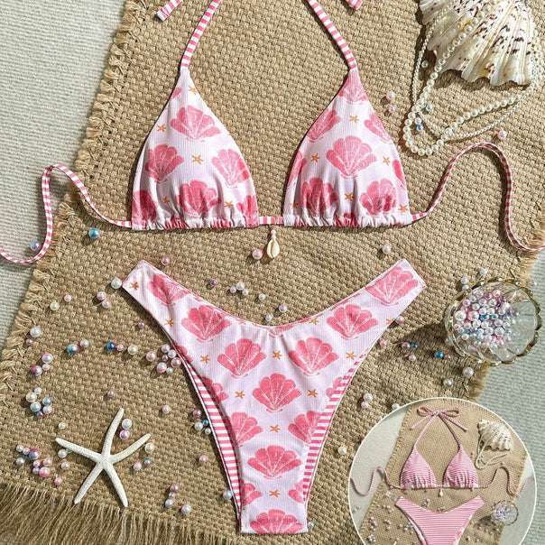 Women's Triangle Bikini Set Mune Fashion