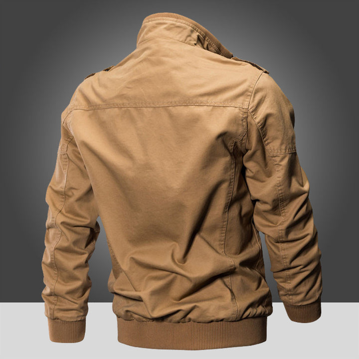 Men's Military Jacket with Practical Pockets Mune Fashion