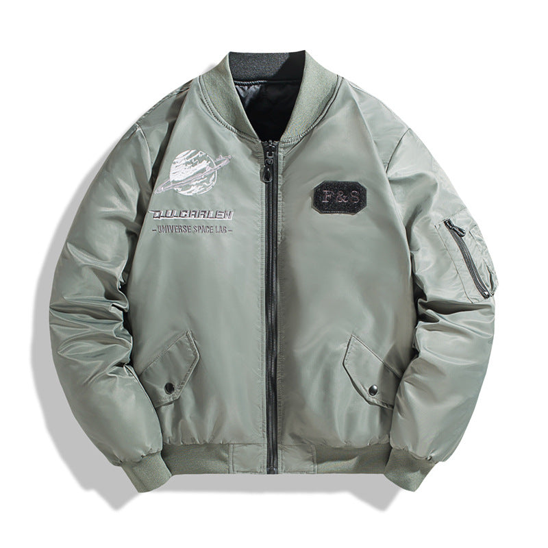 Men's fashionable bomber jacket with high collar Mune Fashion