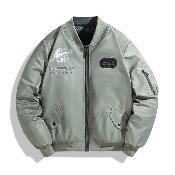 Men's fashionable bomber jacket with high collar Mune Fashion
