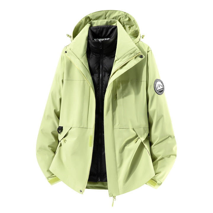Men's two-layer hardshell parka with removable padded vest and technical hood Mune Fashion