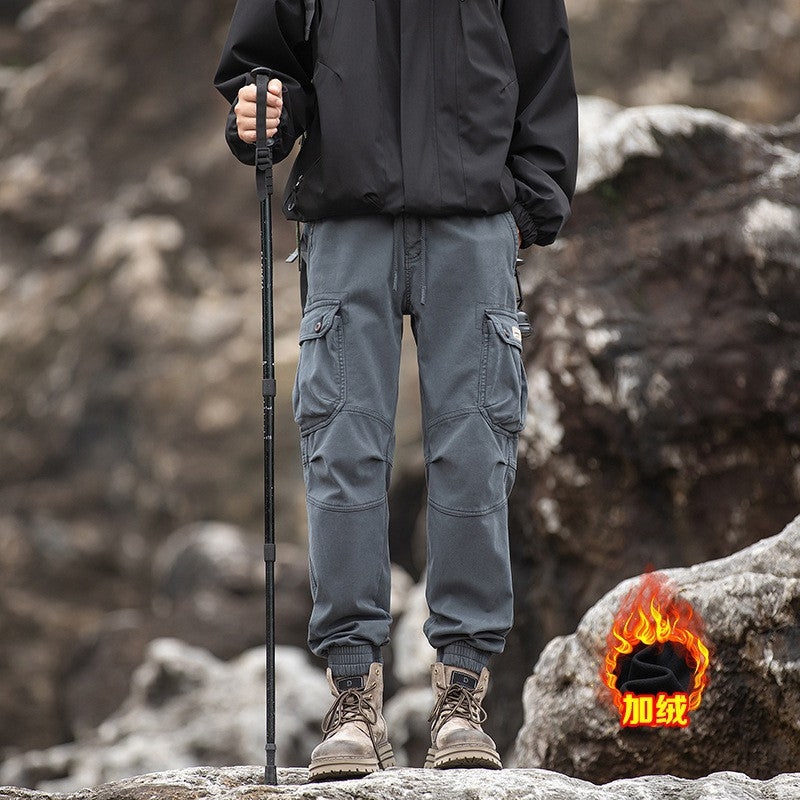 Men's Tactical Cargo Jogger with Stretch Insert, Drawstring Waistband and Flap Pockets Mune Fashion