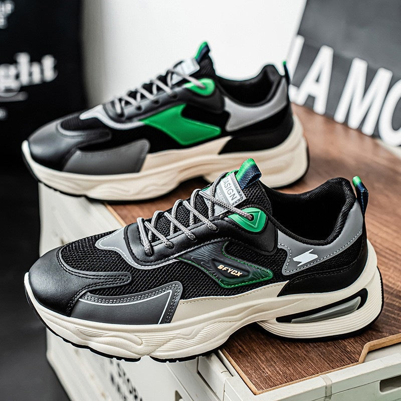 Women's Sporty Sneakers with Breathable Mesh Construction and Non-Slip Outsole Mune Fashion