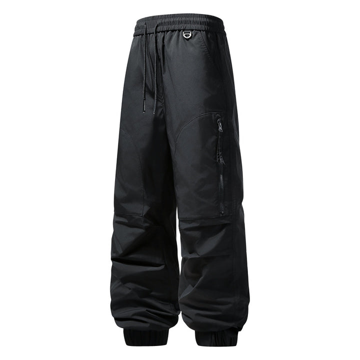 Men's loose-fitting technical cargo jogging pants with elastic waistband, drawstring & zip pockets Mune Fashion