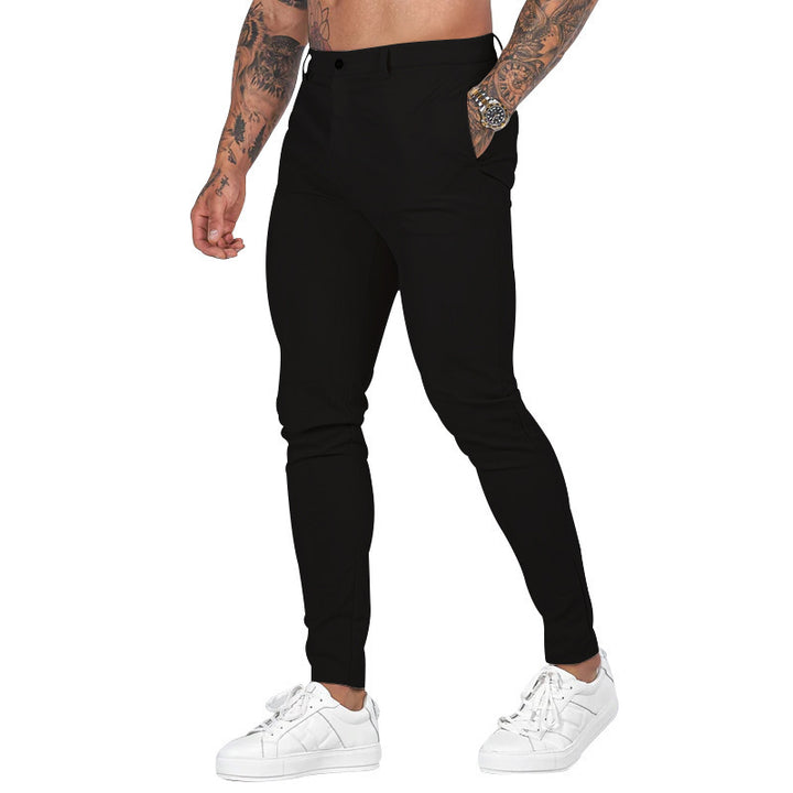 Men's Slim-Fit Stretch Chino with tapered leg and discreet side pockets Mune Fashion