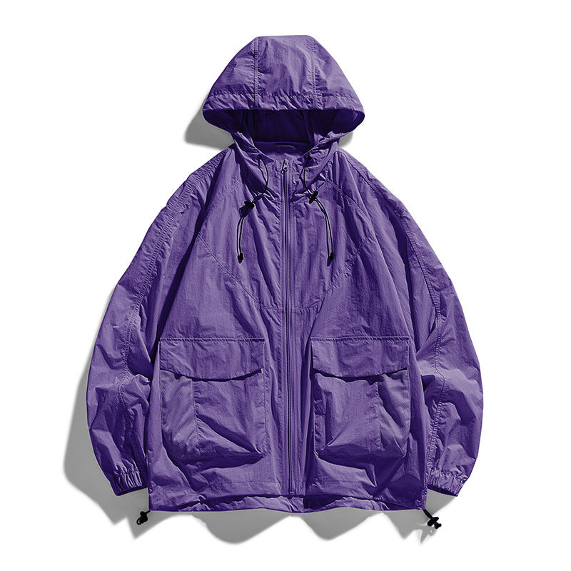 Ladies Lightweight Outdoor Jacket with Hood and Pockets Mune Fashion