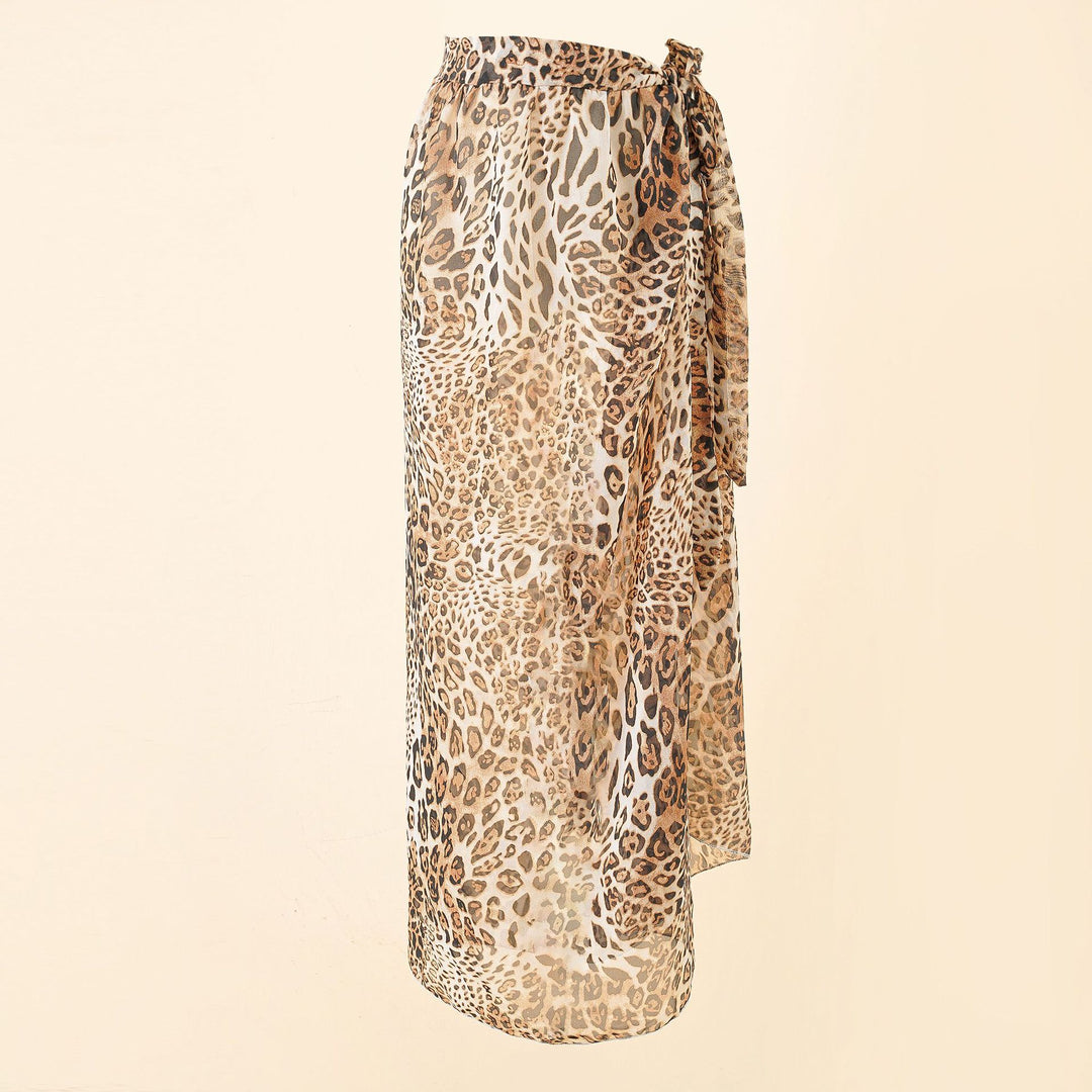 Women's maxi skirt with wrap band and light crepe quality Mune Fashion