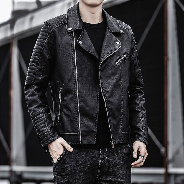Men's Biker Jacket Mune Fashion
