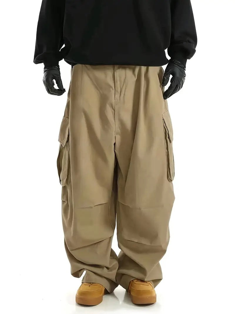 Men's Comfortable Cargo Pants with Generous Pockets Mune Fashion