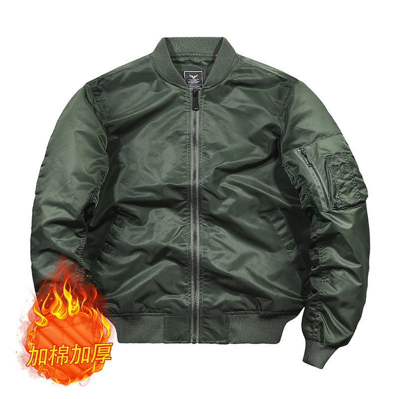 Men's bomber jacket in pilot style with water-repellent nylon shell and sleeve utility pocket Mune Fashion