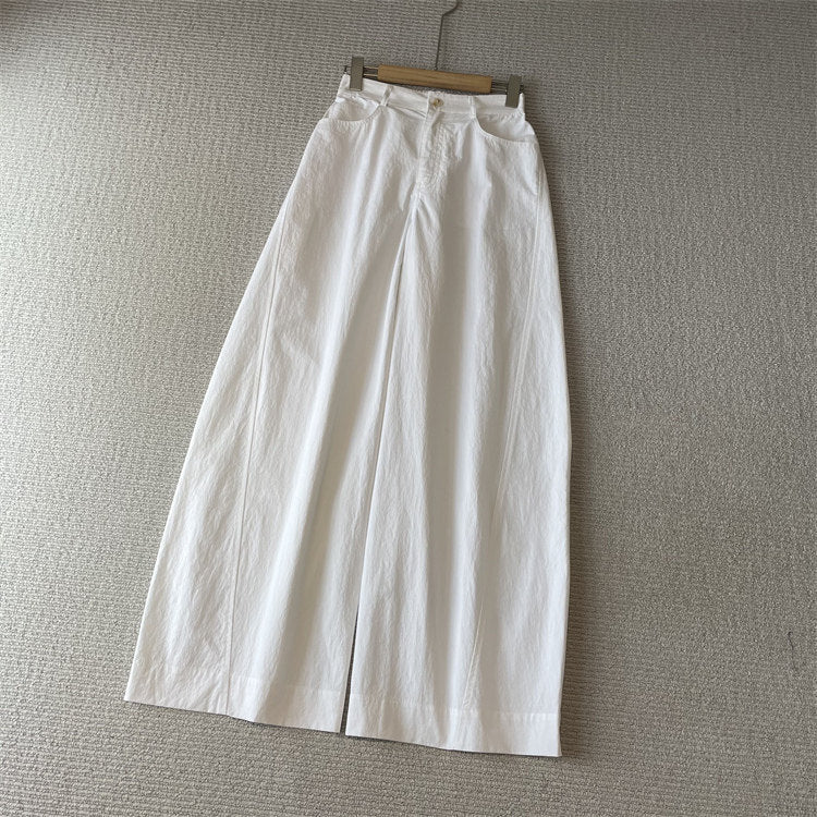 Women's Wide Linen Pants Mune Fashion 1789268742