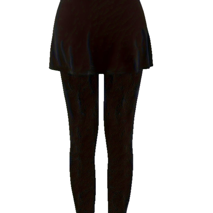 Women's high-waist leggings with integrated flared skirt and figure-flattering silhouette Mune Fashion