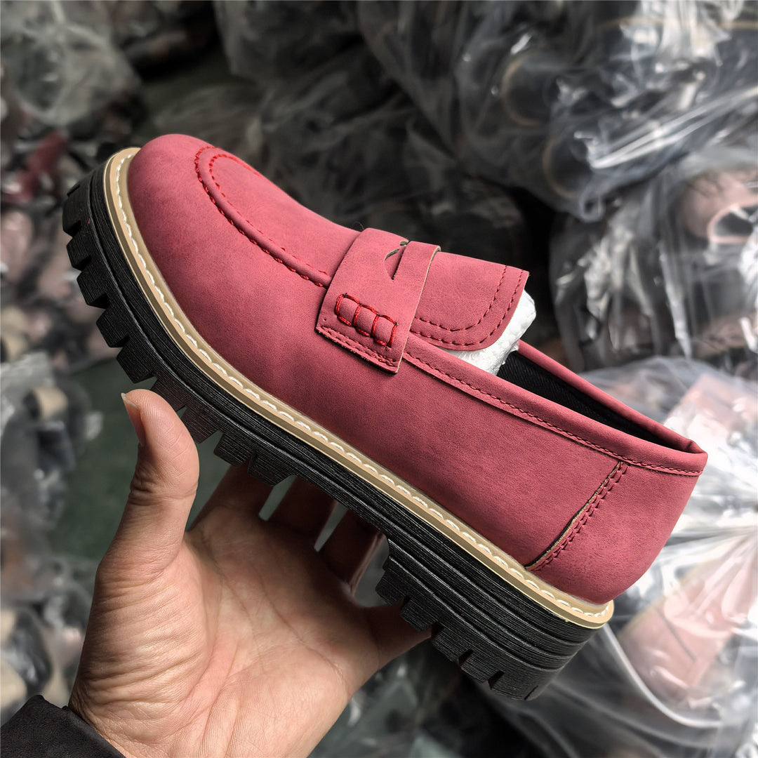 Ladies nan penny-loafer with thick profile sole and anatomical comfort insole Mune Fashion