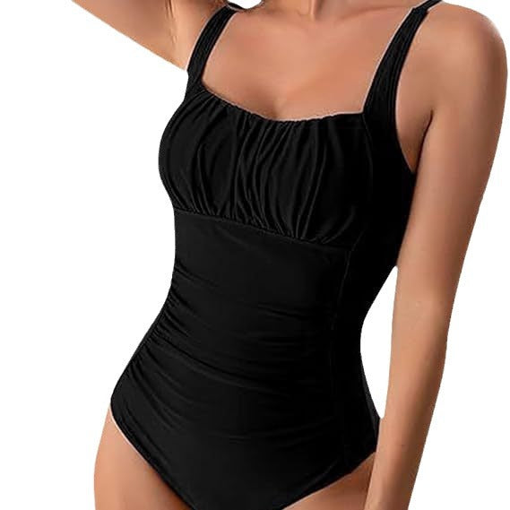 Women's Floral Swimsuit with Flattering Ruching Mune Fashion