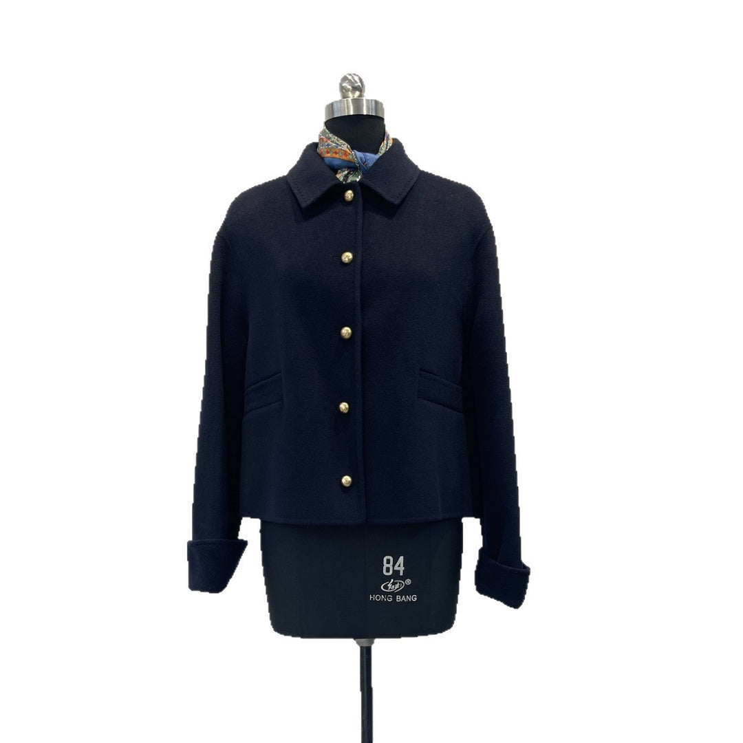Women's Elegant Wool Blend Jacket Mune Fashion
