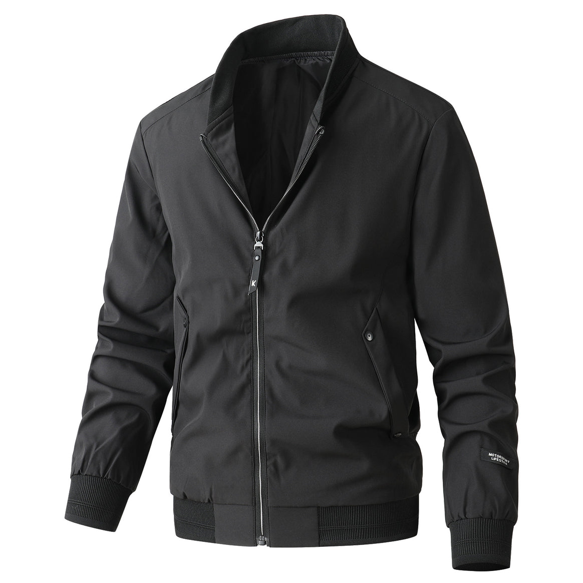 Men's lightweight Urban bomber with water-repellent shell, ribbed hem and flap pockets Mune Fashion