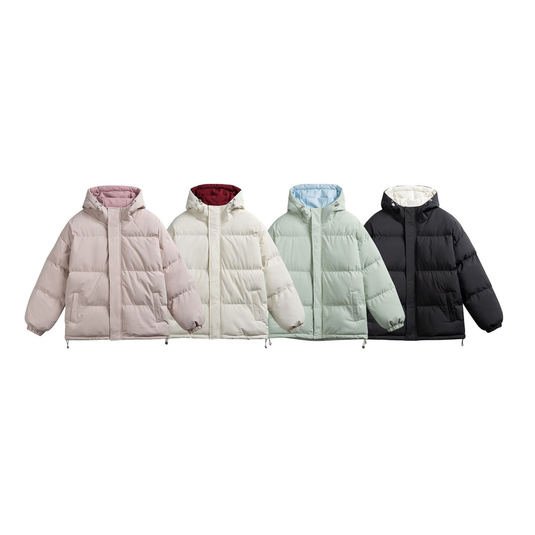 Ladies padded hooded quilted jacket in oversized puffer cut with drawstring waistband Mune Fashion