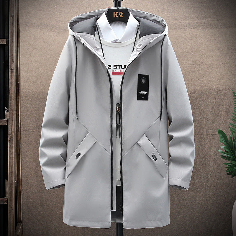 Men's padded parka with teddy lining, hood and concealed two-way zipper Mune Fashion