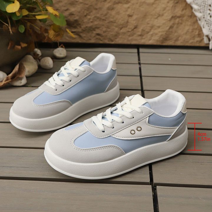 Women’s Platform Sneakers with Sporty Chic and Padded Lining Mune Fashion