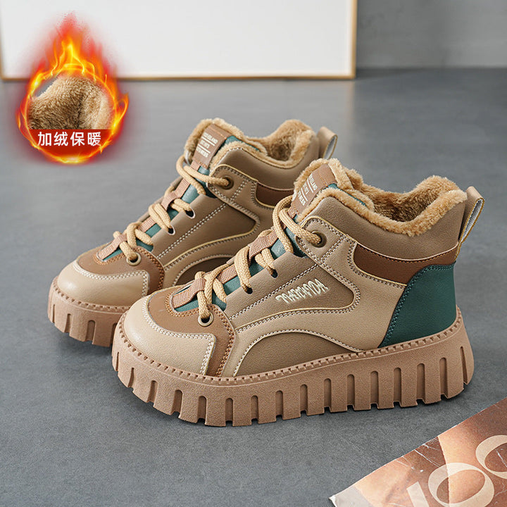 Women’s sporty high-top sneakers with padded interior and non-slip sole Mune Fashion