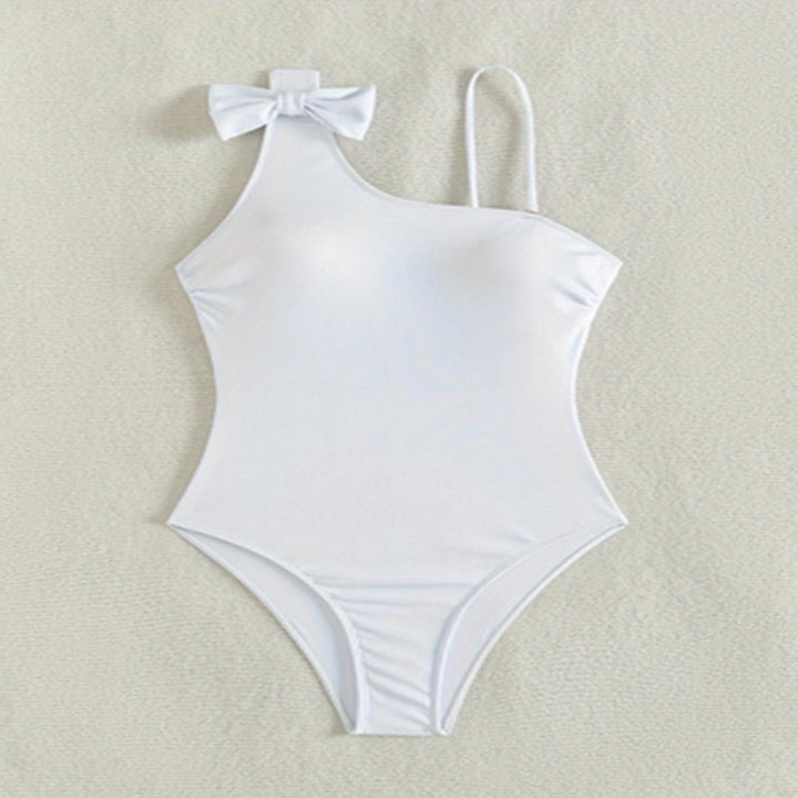 Women One-Sided Swimsuit with Creative Bow Design Mune Fashion
