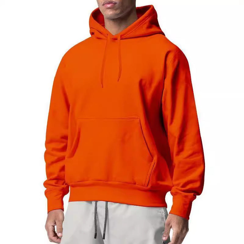 Men's nan Premium Hoodie with kangaroo pocket, brushed fleece interior, reinforced neck seam, and ribbed hem Mune Fashion