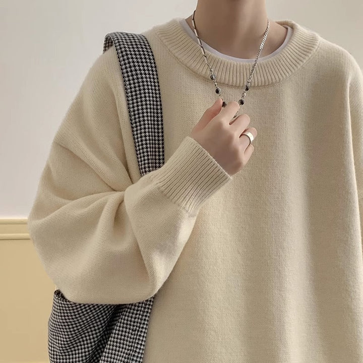 Unisex Oversized Snuggle Sweater with Round Neck Mune Fashion