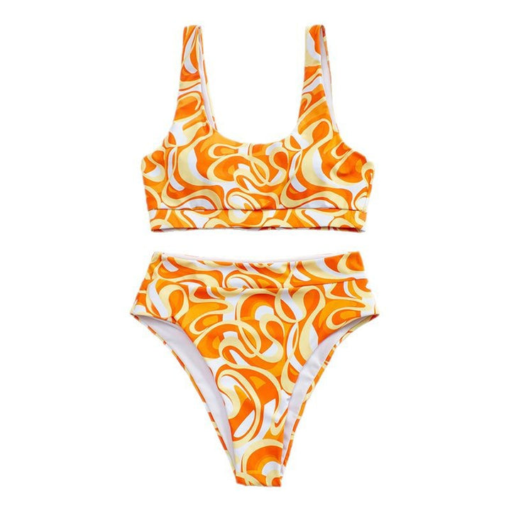 Women's High-Cut Sport Bikini with Stunning Gradient Mune Fashion