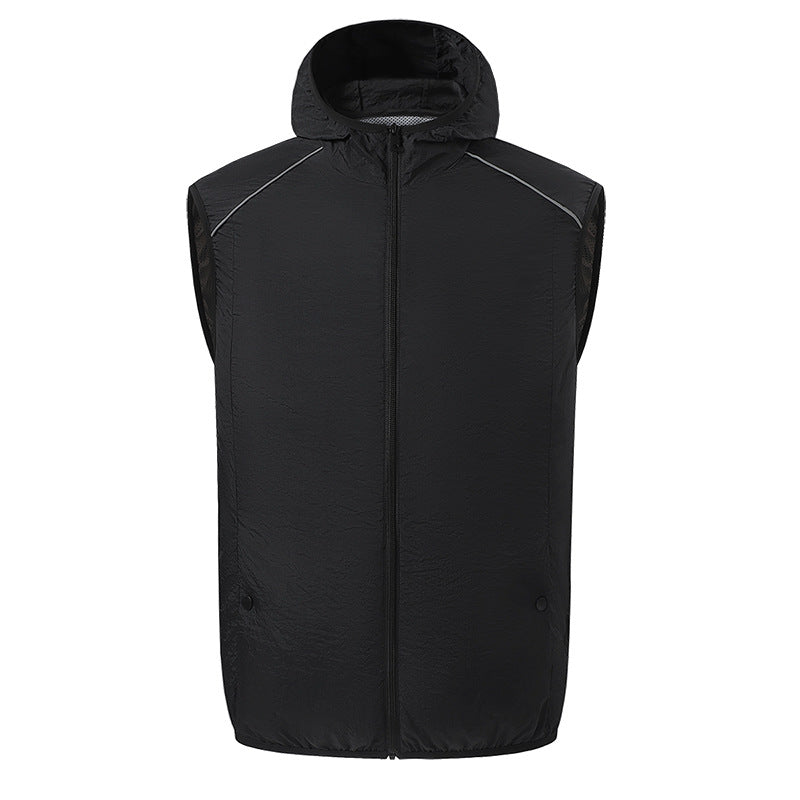 Men's nano lightweight waterproof hooded jacket windproof with reflective details Mune Fashion