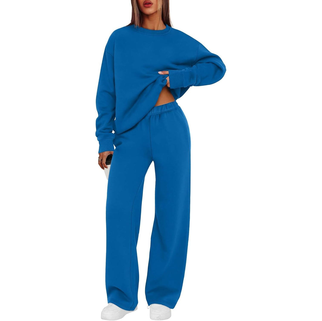 Women's casual sweatshirt and loose jogging pants set Mune Fashion