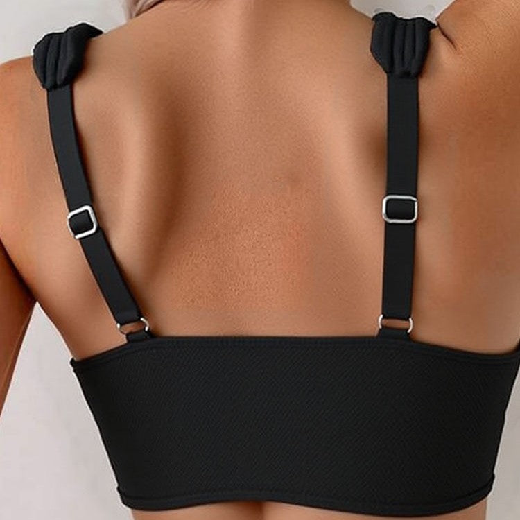 Women's Crop Bikini Set with Wide Straps Mune Fashion