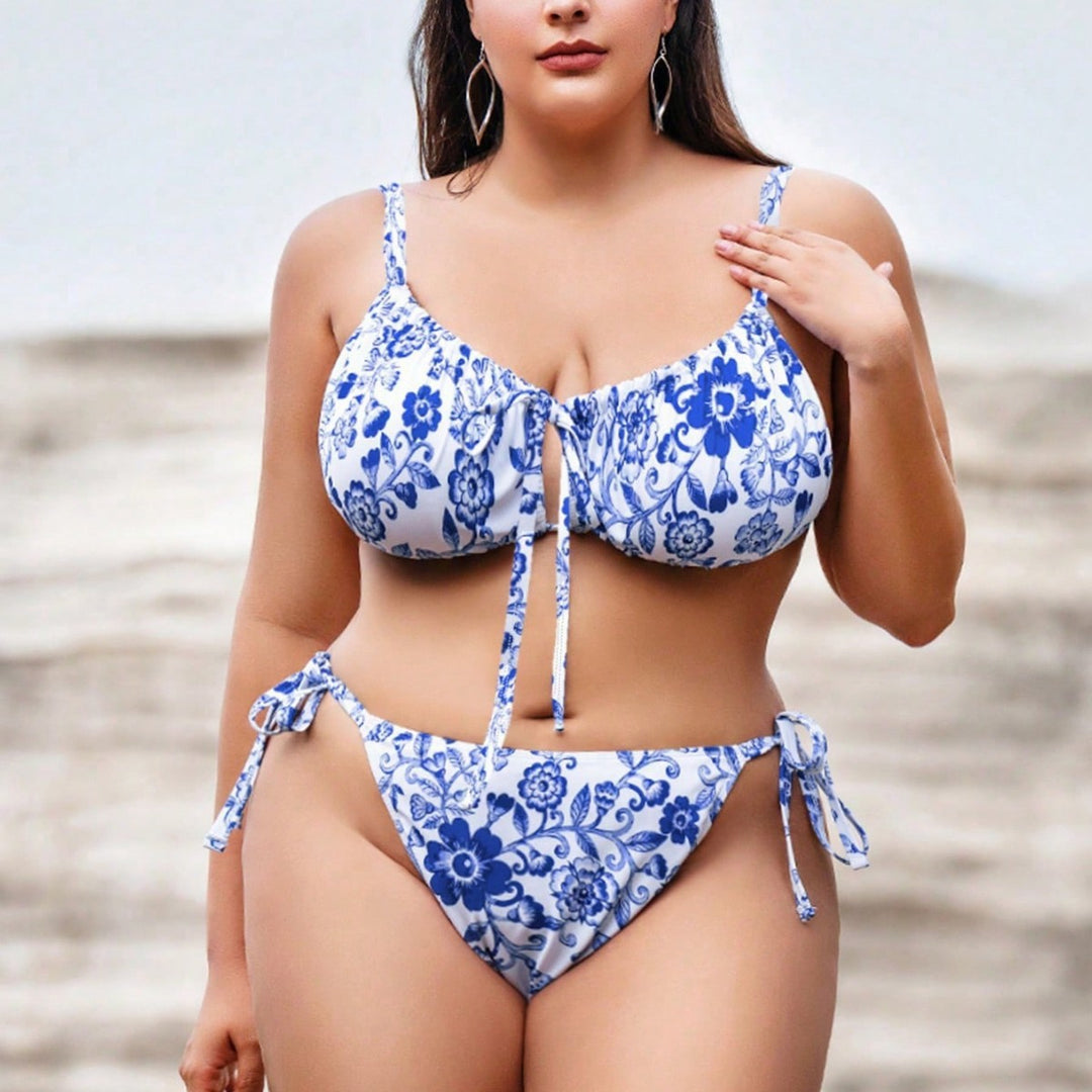 Women Floral Print Bikini Set Mune Fashion