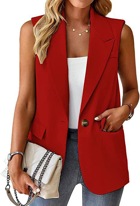 Ladies Stylish Blazer Vest Mune Fashion