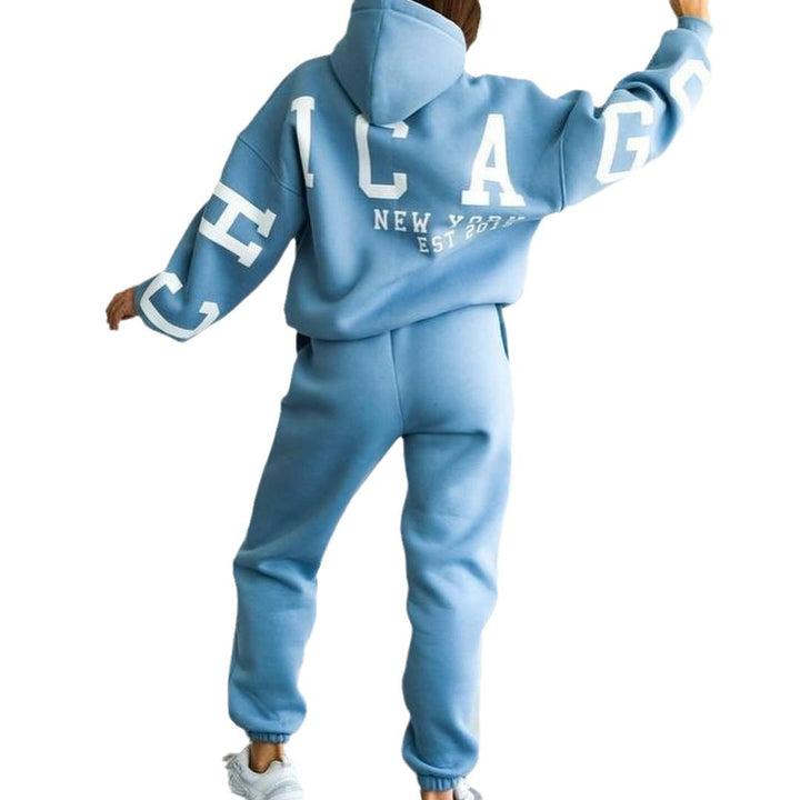 Women's Oversized Hoodie with large block print Mune Fashion