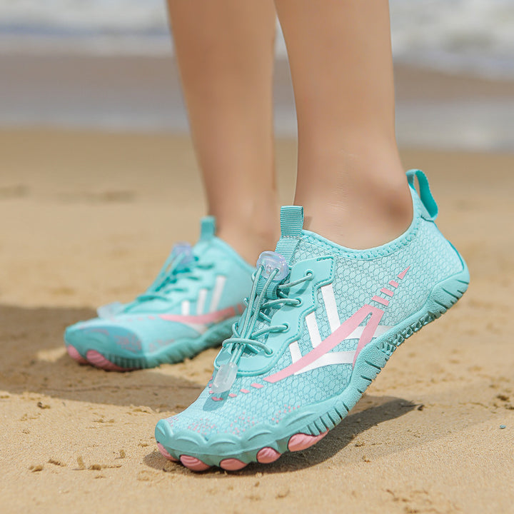 Unisex nan ultralight aqua shoes with toe-close flex profile, non-slip rubber sole and quick-release closure Mune Fashion
