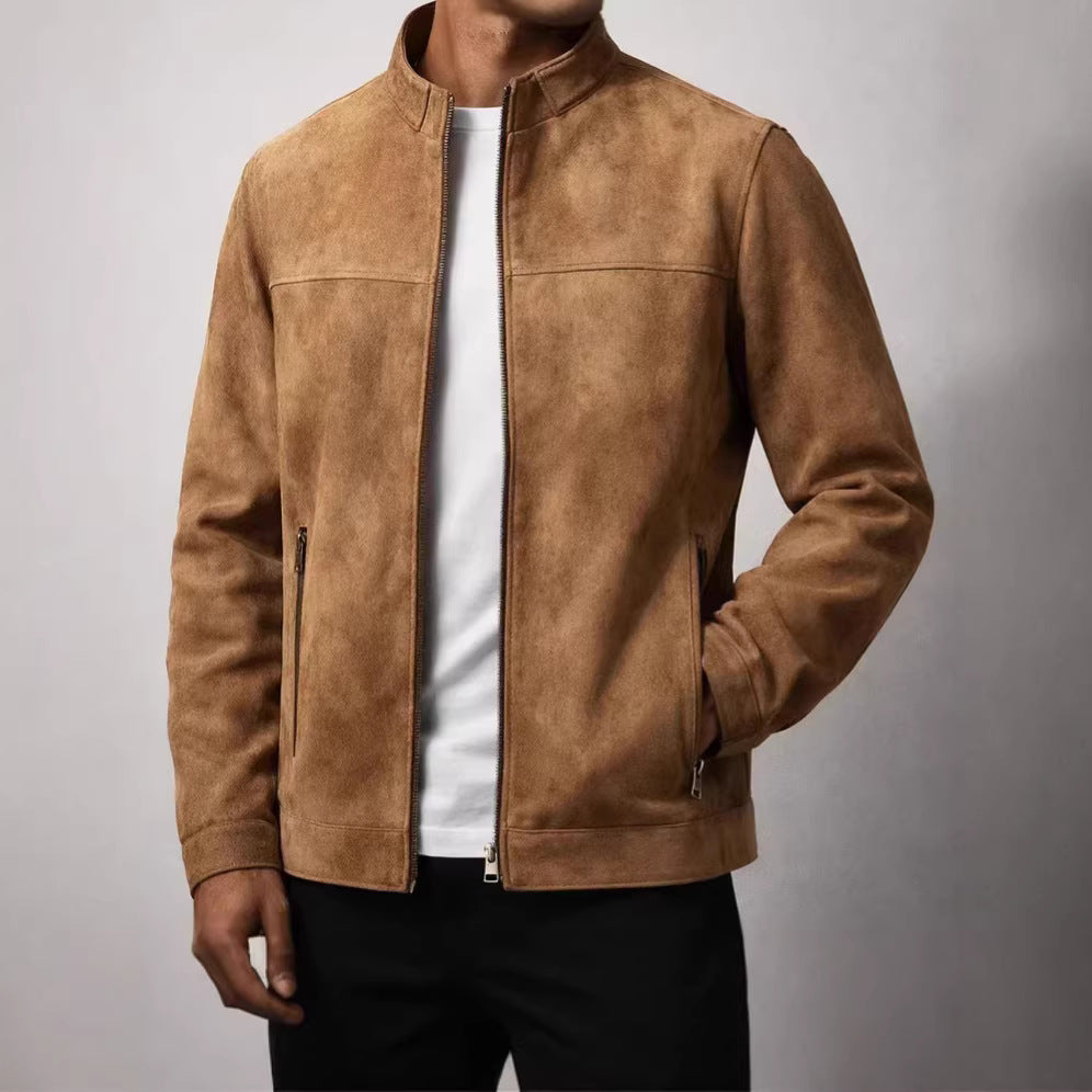 Men's Fashionable and Comfortable Suede Jacket