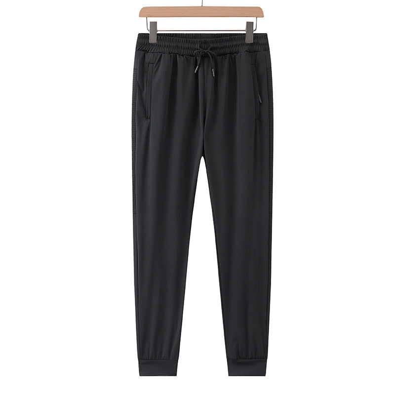 Men's Sporty Training Pants with Side Zipper Pockets Mune Fashion