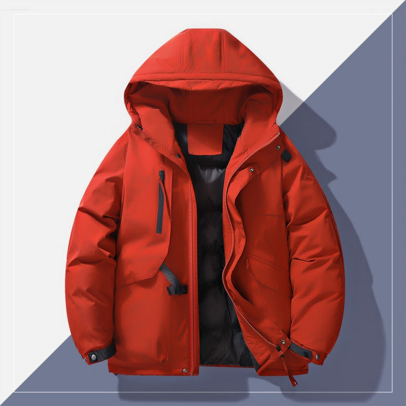 Men's Insulated Parka Jacket with Hood Mune Fashion